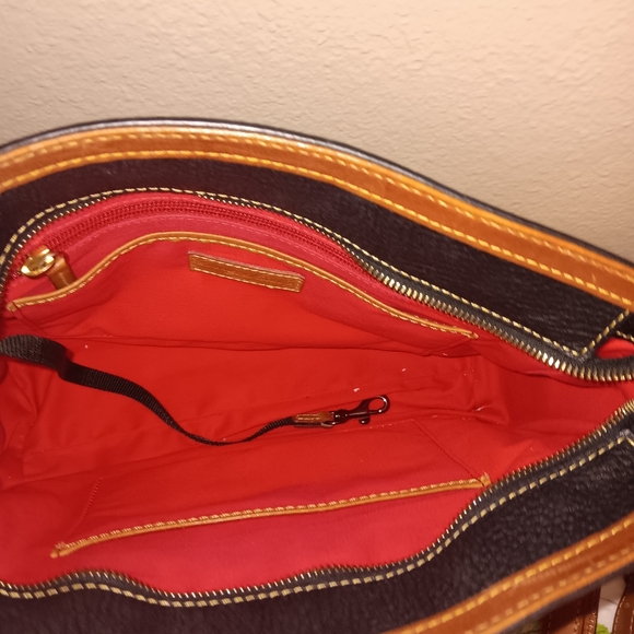 Dooney bourke pebble leather pocket satchel - Picture 7 of 10